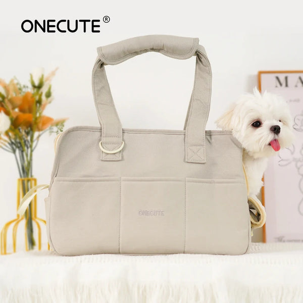 Puppy Go Out Portable Shoulder Handbag